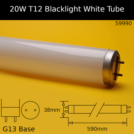 20W T12 Blacklight White Fluorescent Tube
