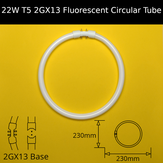22W T5 2GX13 Fluorescent Circular Tube