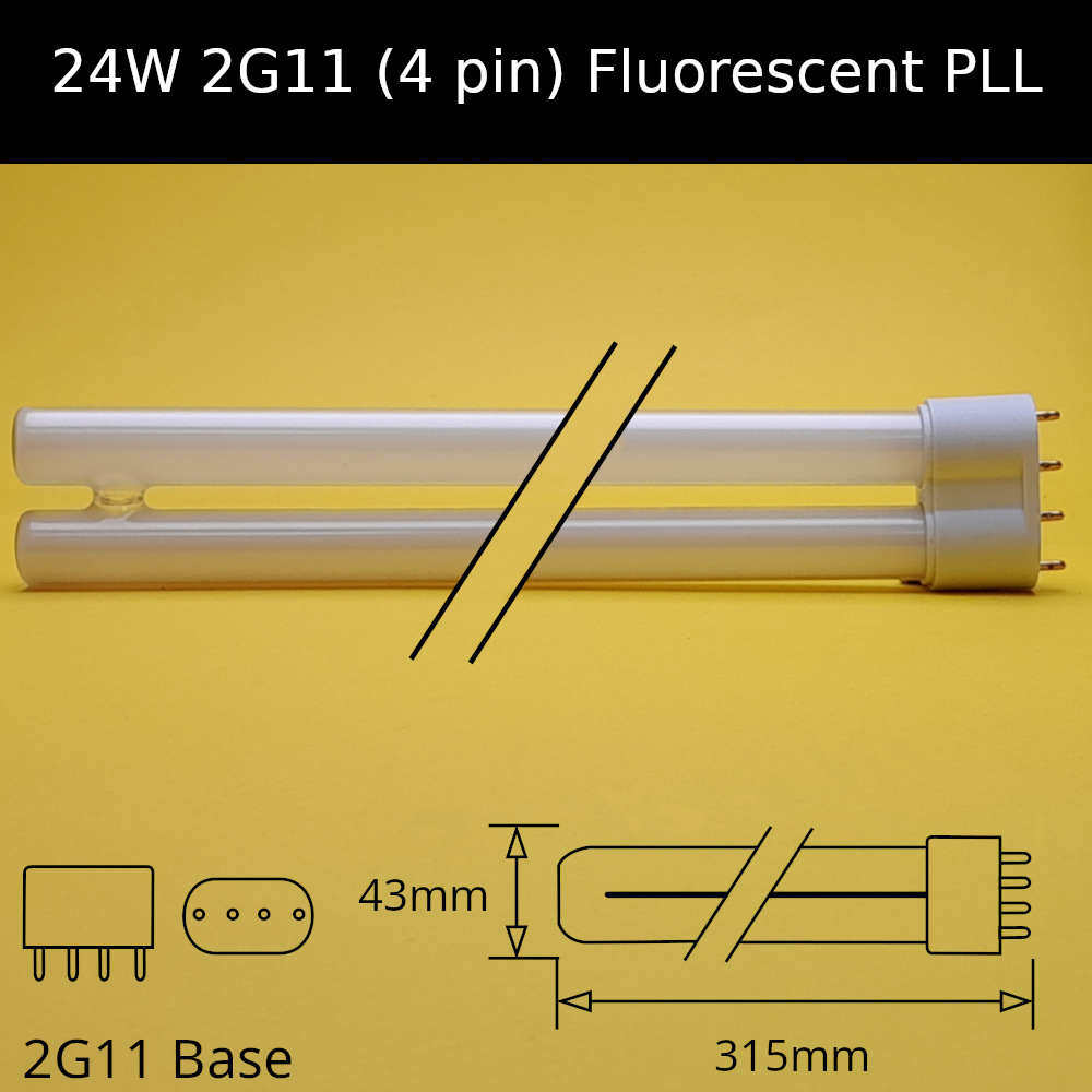 24W 2G11 (4 pin) Fluorescent PLL