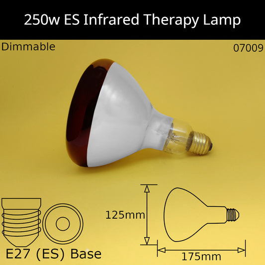 E27 (ES) / 250W - Infrared Therapy / R125