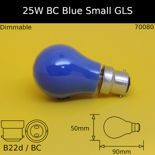 BC (B22D) / BLUE / 25W