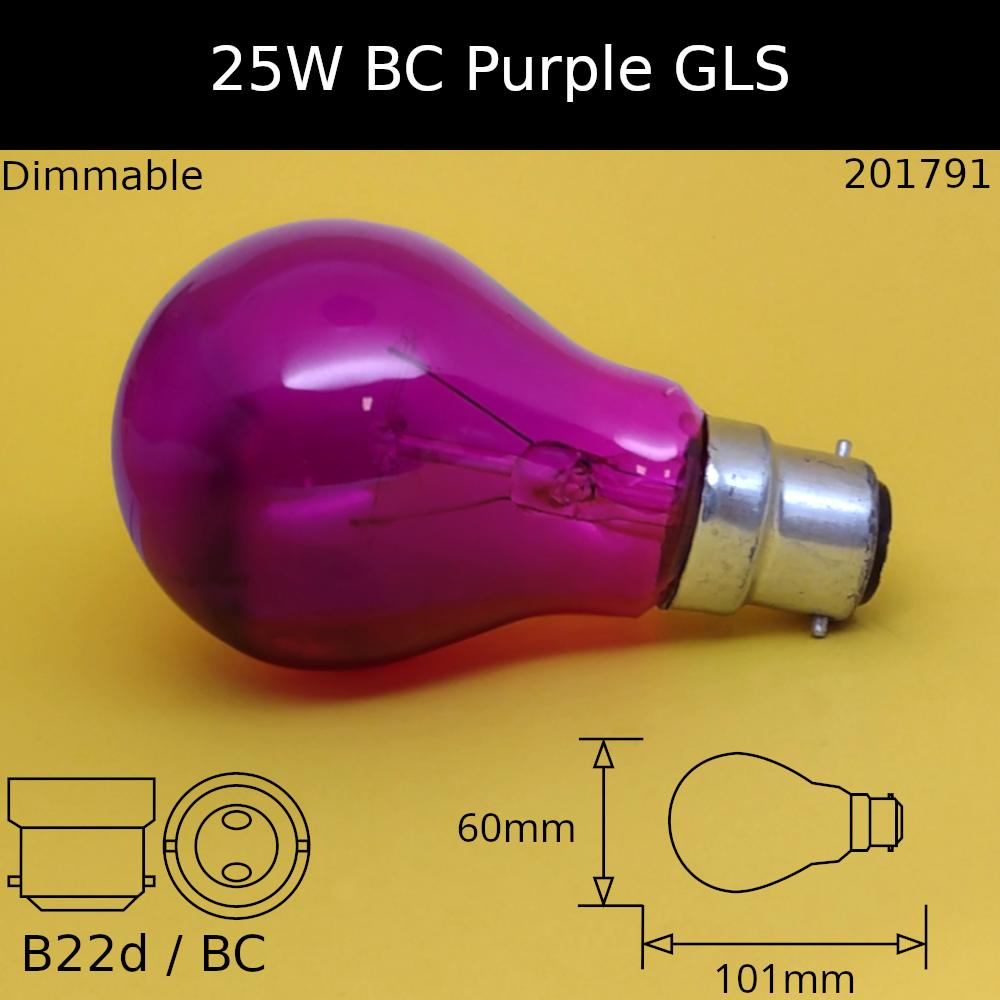 Coloured GLS Incandescent