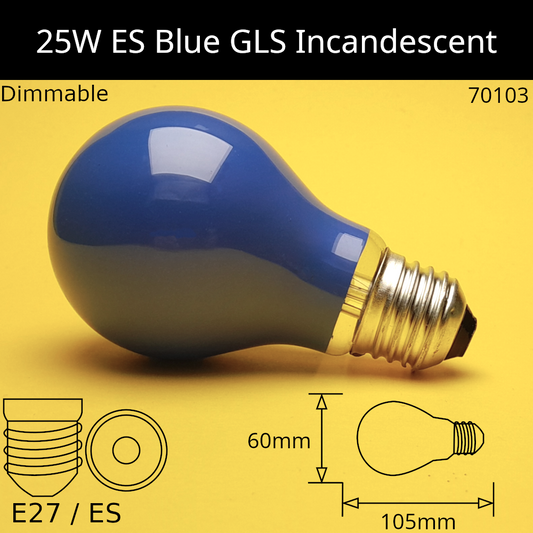 ES (E27) / BLUE / 25W