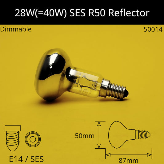 E14 (SES) / 28W (=40W)
