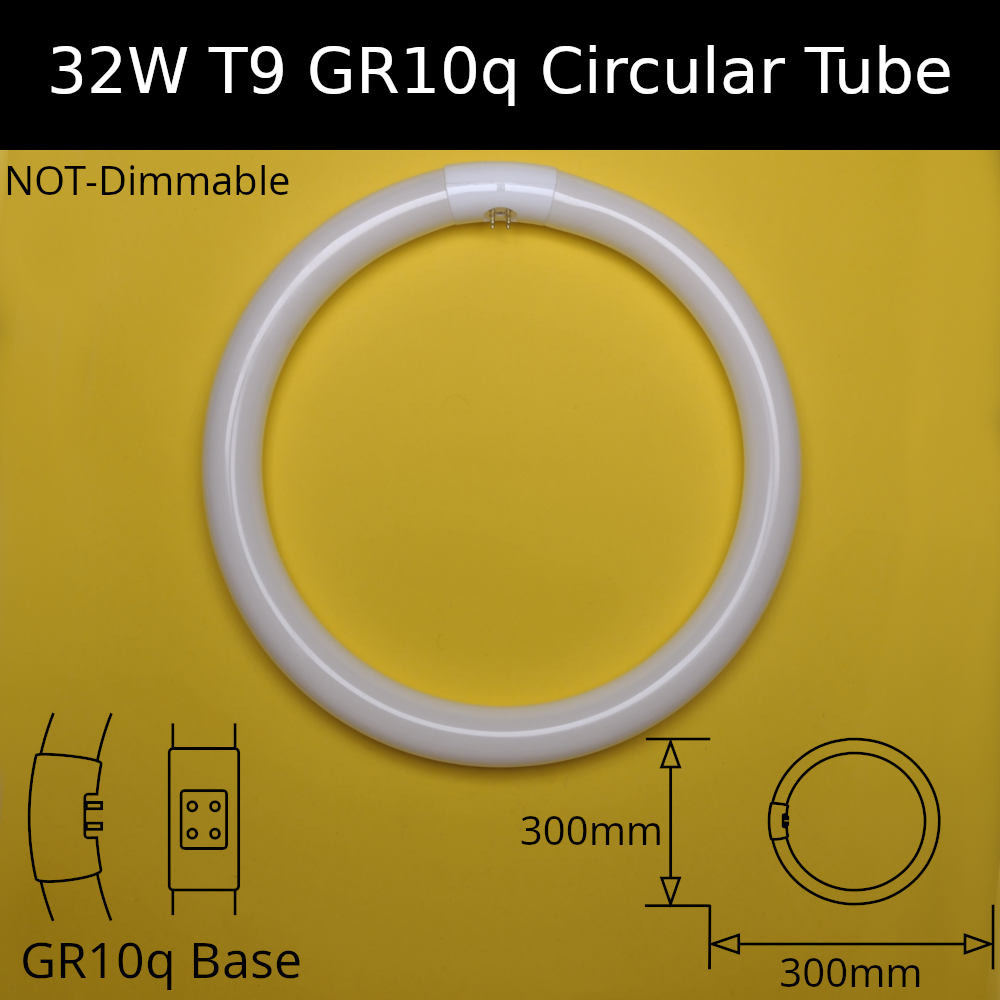 32W T9 GR10q Circular Tube