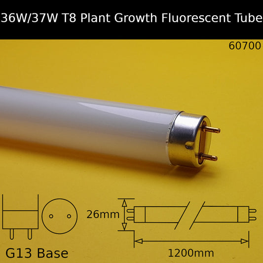 36W/37W T8 Plant Growth Fluorescent Tube