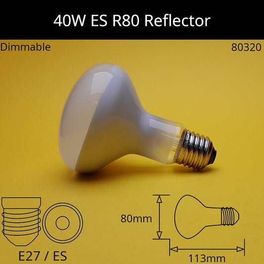 R80 / E27 (ES) / 40W