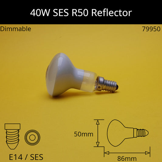 R50 / E14 (SES) / 40W