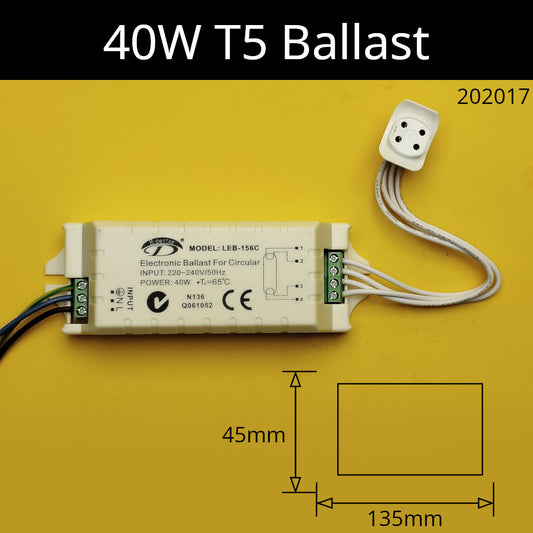 Electronic Fluorescent Ballast / 40W - T5