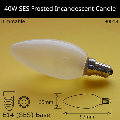 Frosted Candle