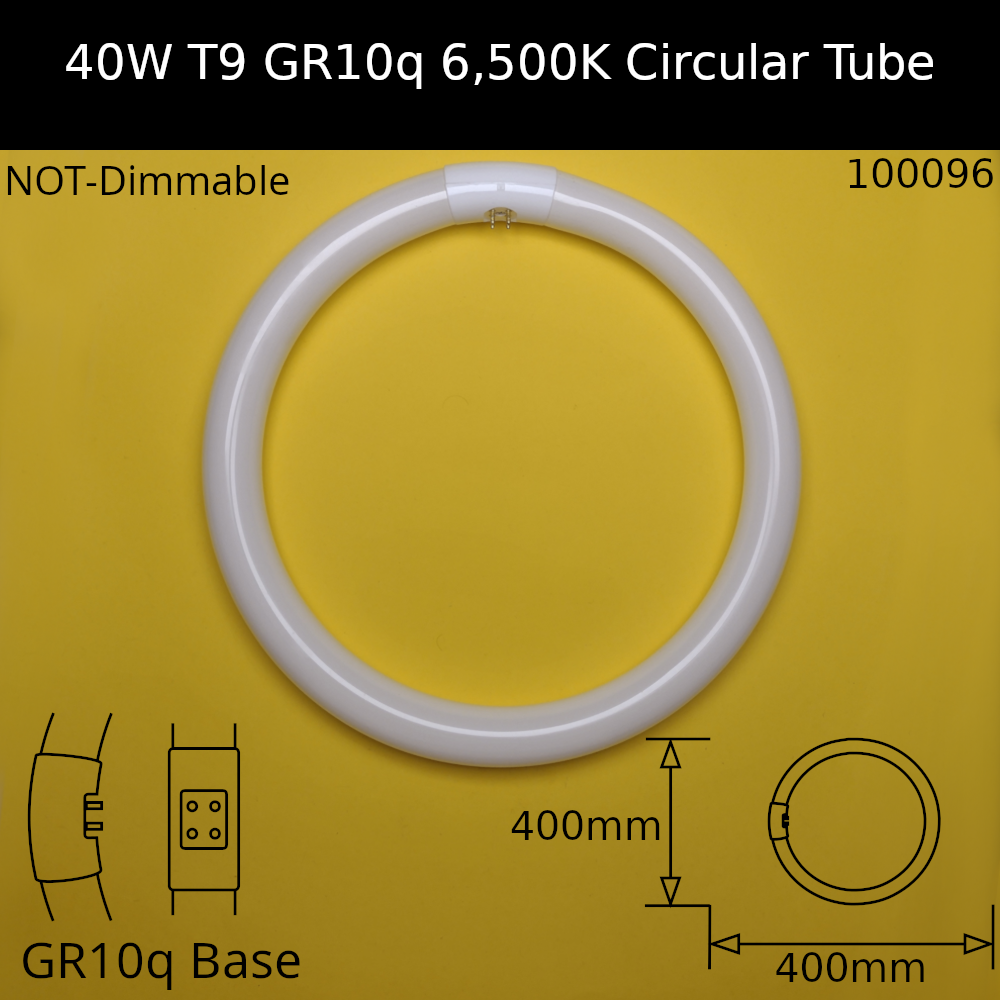 40W T9 GR10q Circular Tube