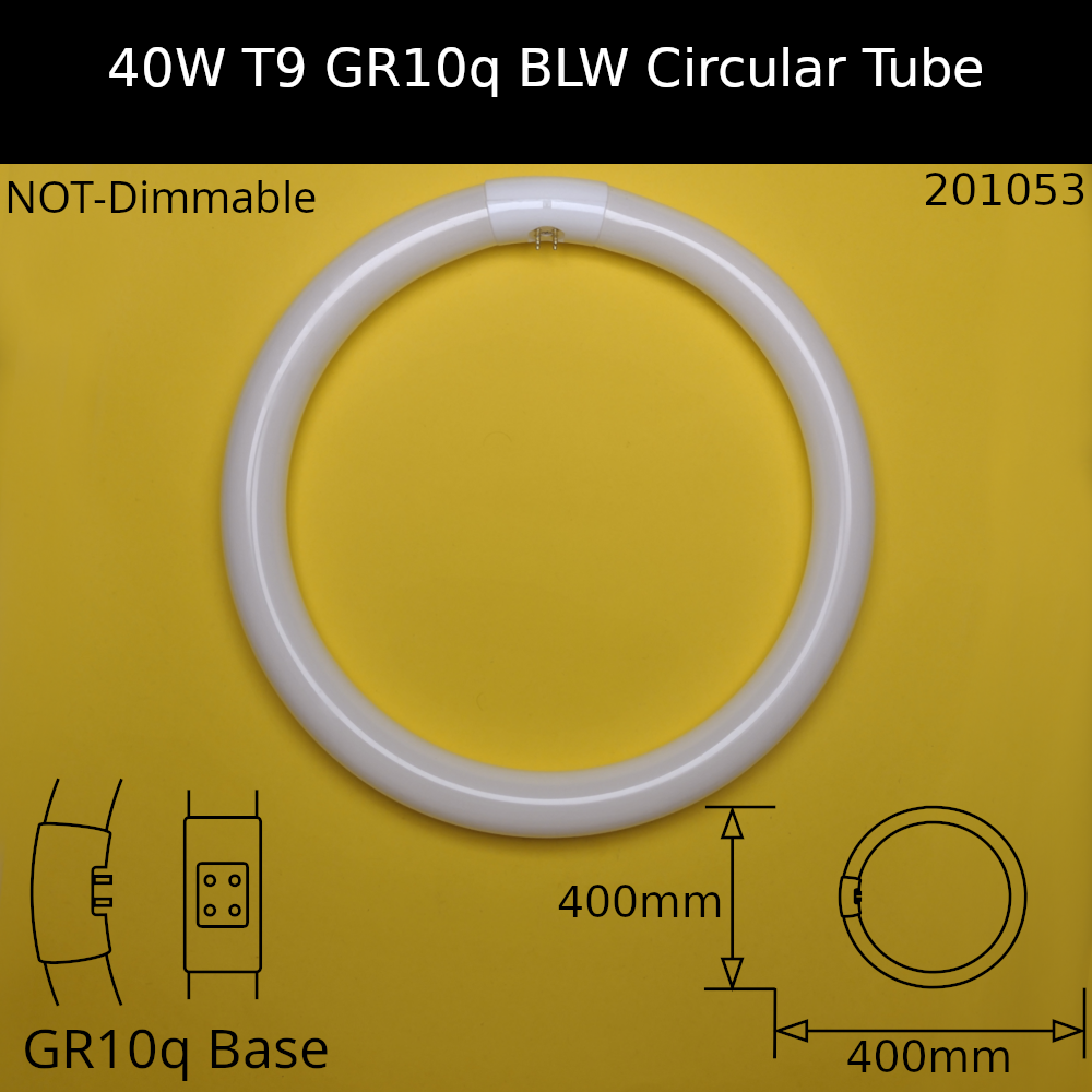 40W T9 GR10q Circular Tube