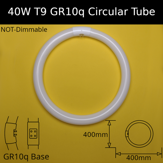 40W T9 GR10q Circular Tube