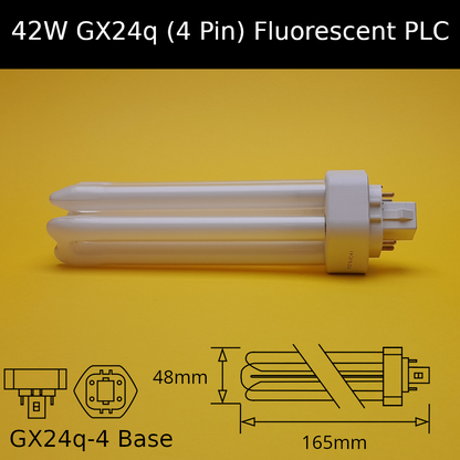 42W GX24q (4 Pin) Fluorescent PLC
