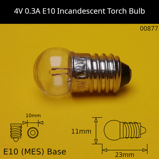 E10 (MES) / 4V / 1.2W - 3A