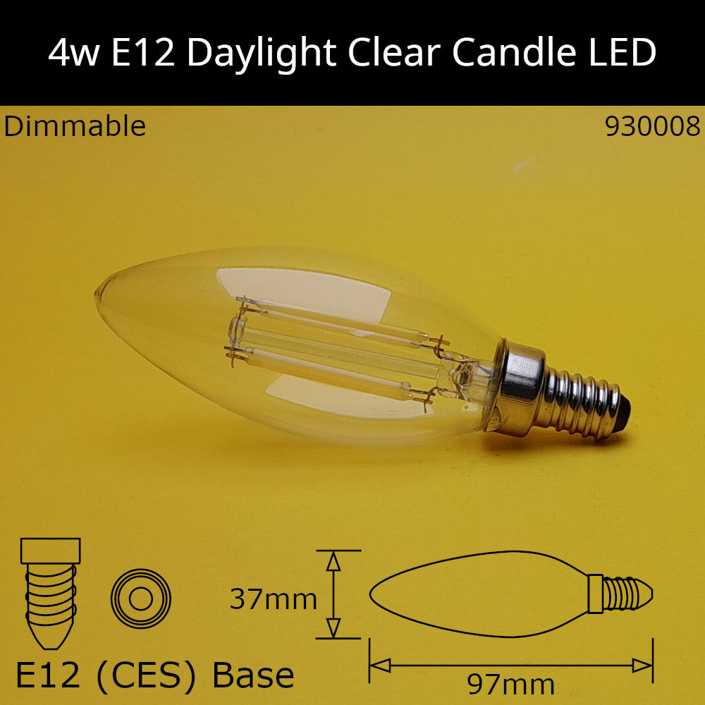 LED Clear Candles