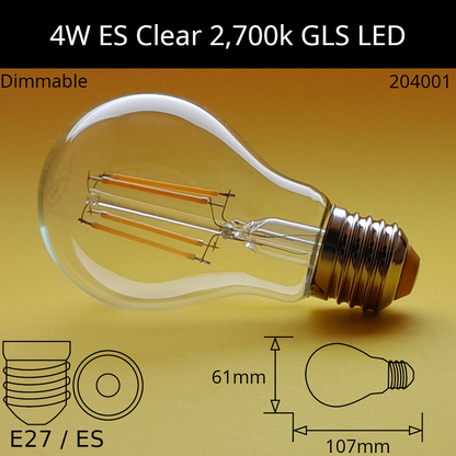 LED Filament Clear GLS