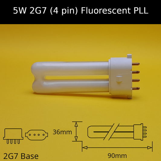 5W 2G7 (4 pin) Fluorescent PLL