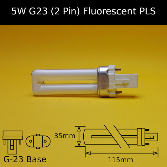 5W G23 (2 Pin) Fluorescent PLS