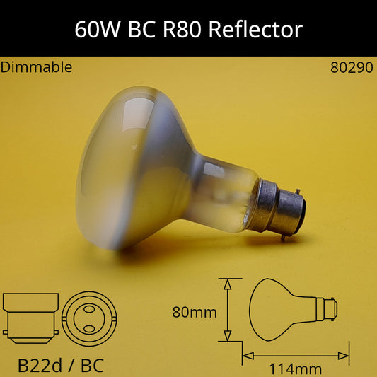 R80 / B22D (BC) / 60W