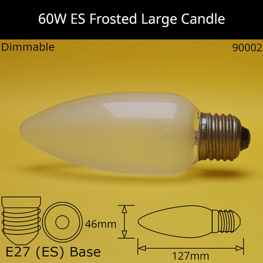 E27 (ES) / Frosted Plain / 60W