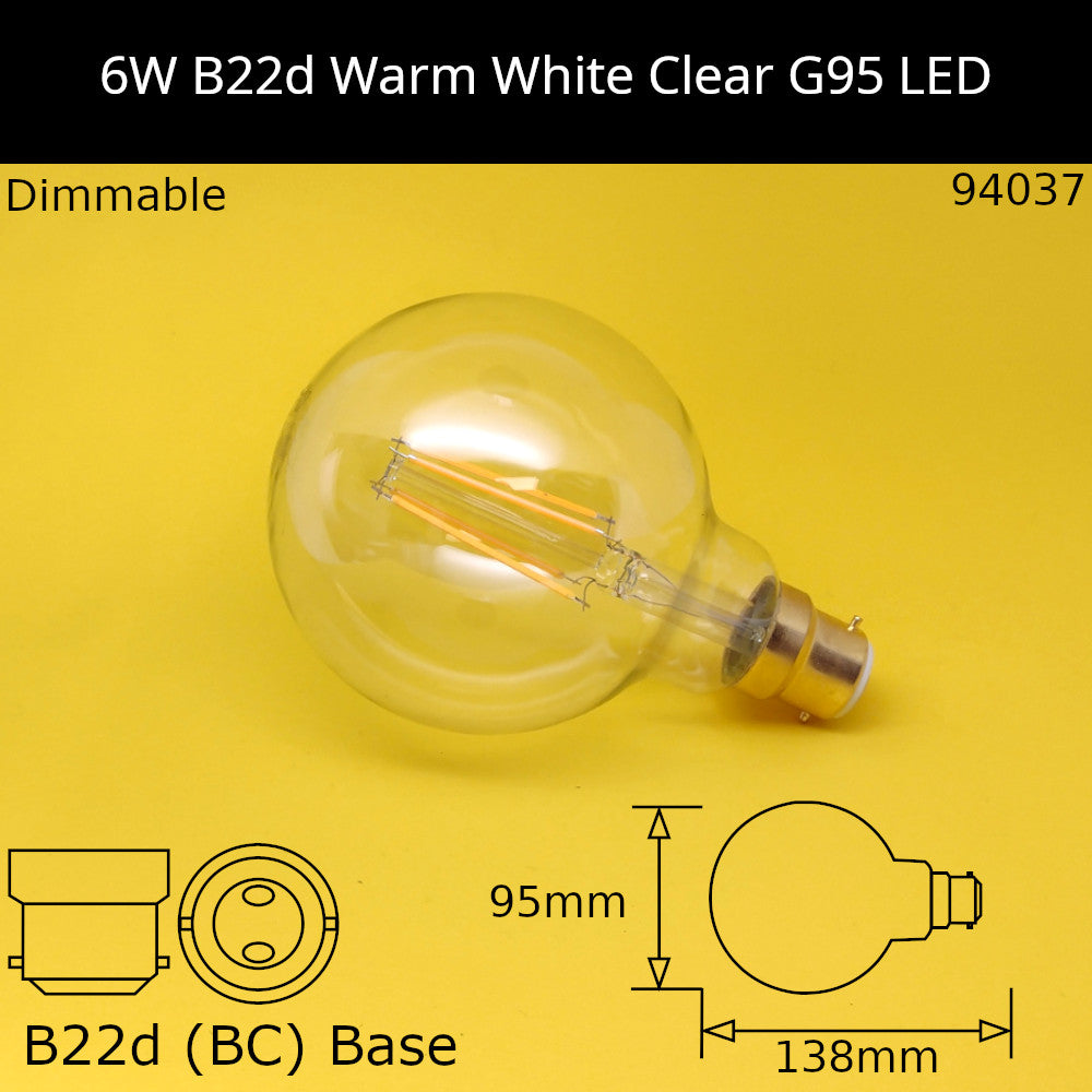 LED Clear Dolly Bulb