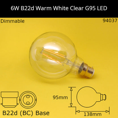 LED Clear Dolly Bulb