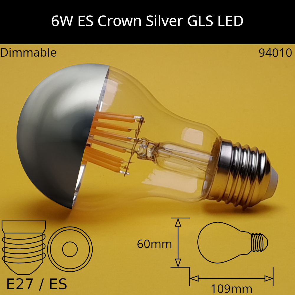 Led Crown Silver