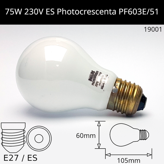 230V / 75W 230V ES Photocrescenta PF603E/51