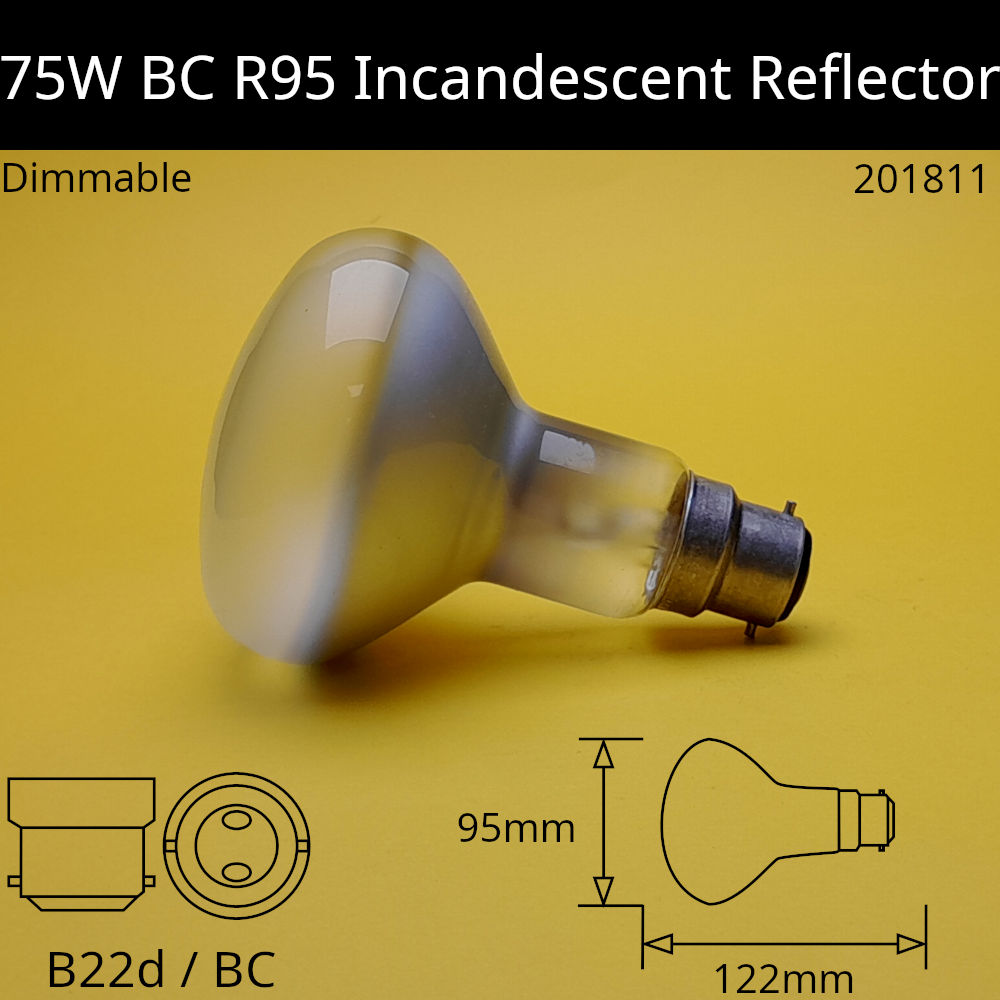 R95 / B22D (BC) / 75W