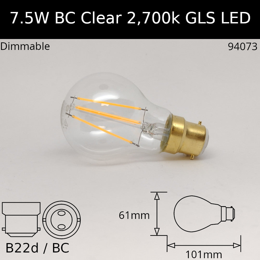 LED Filament Clear GLS