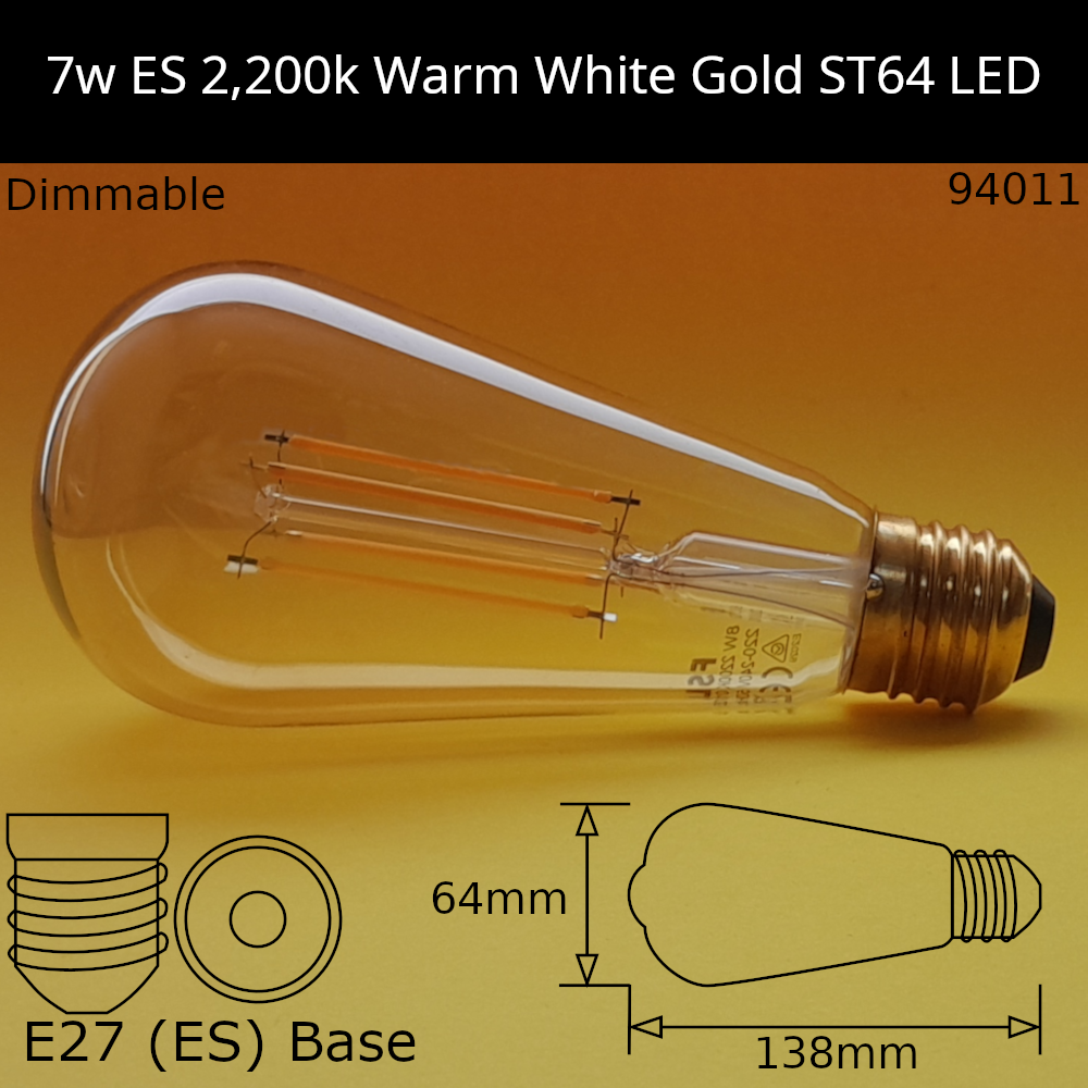 LED ST64 Clear Filament