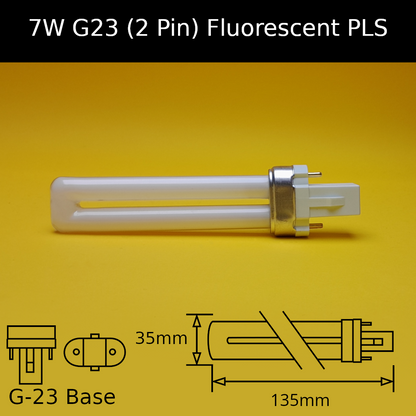 7W G23 (2 Pin) Fluorescent PLS