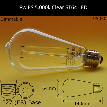 LED ST64 Clear Filament