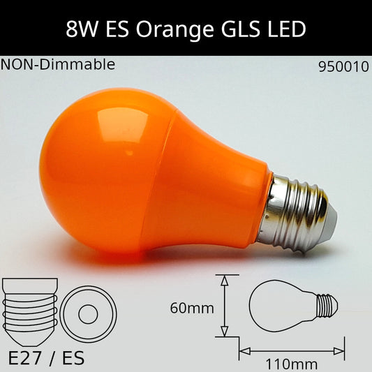 E27 (ES) / Orange - 8W