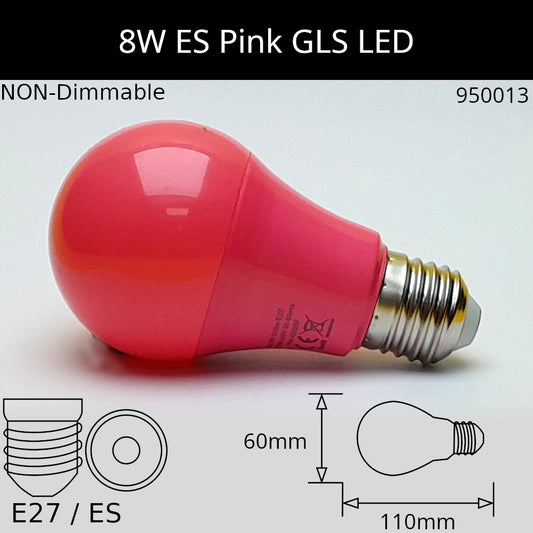 E27 (ES) / Pink - 8W