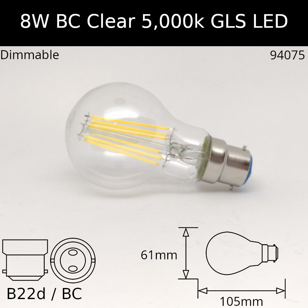 LED Filament Clear GLS