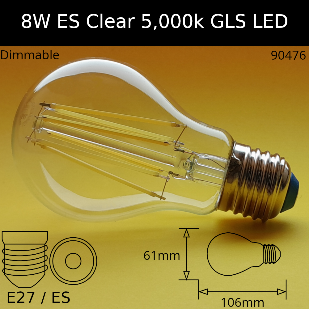 LED Filament Clear GLS