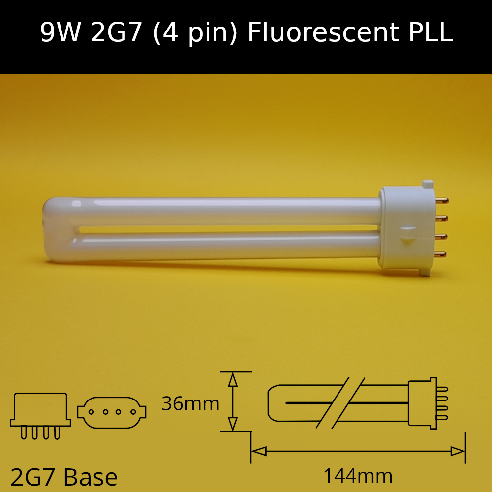 9W 2G7 (4 pin) Fluorescent PLL