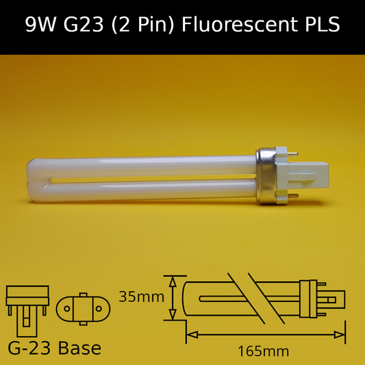 9W G23 (2 Pin) Fluorescent PLS