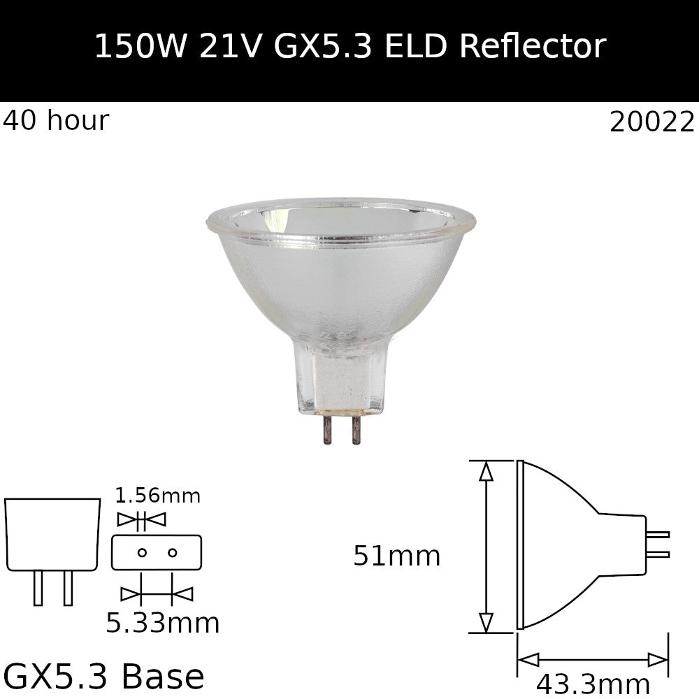 ELD 150W 21V GX5.3