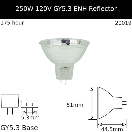 ENH 250W 120V GY5.3 - Osram Code 93506