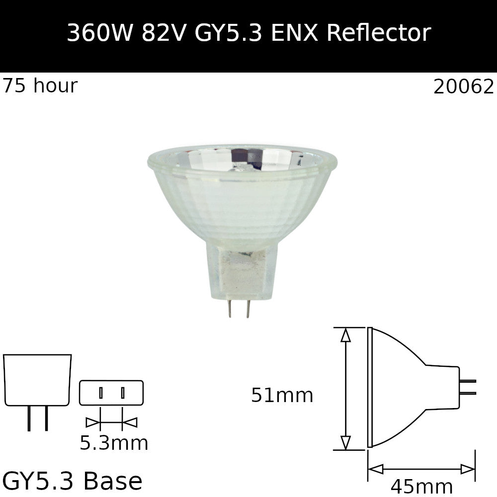 ENX 360W 82V GY5.3 - Osram Code 54984