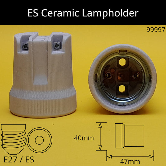 E27 (ES) / Ceramic Lampholder