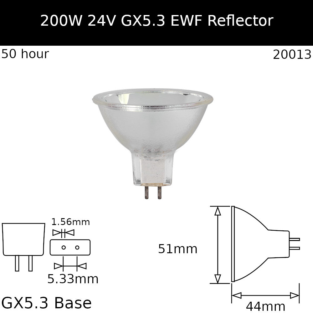 EWF 200W 24V GX5.3