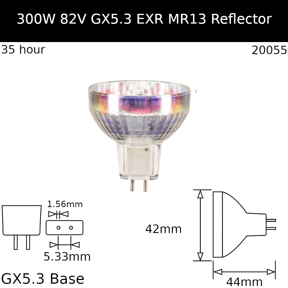 EXR 300W 82V GX5.3 MR13 - Osram Code 54392