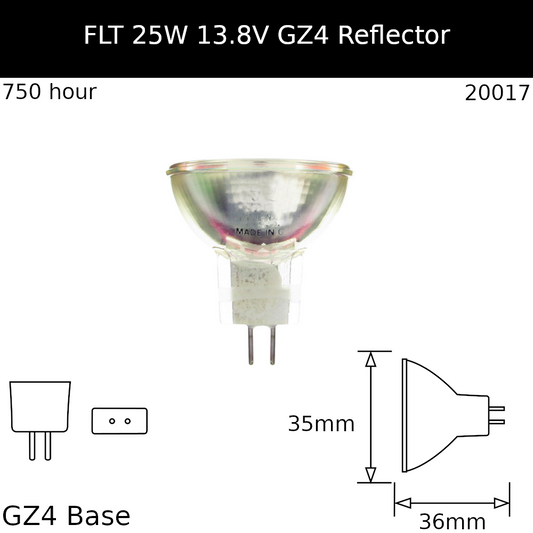 FLT 25W 13.8V GZ4 Reflector