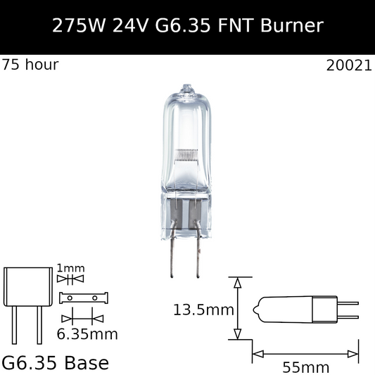 FNT 24V 275W G6.35 - Osram Code 64656