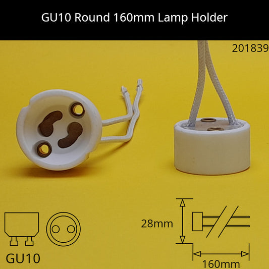 GU10 / 160mm - Round