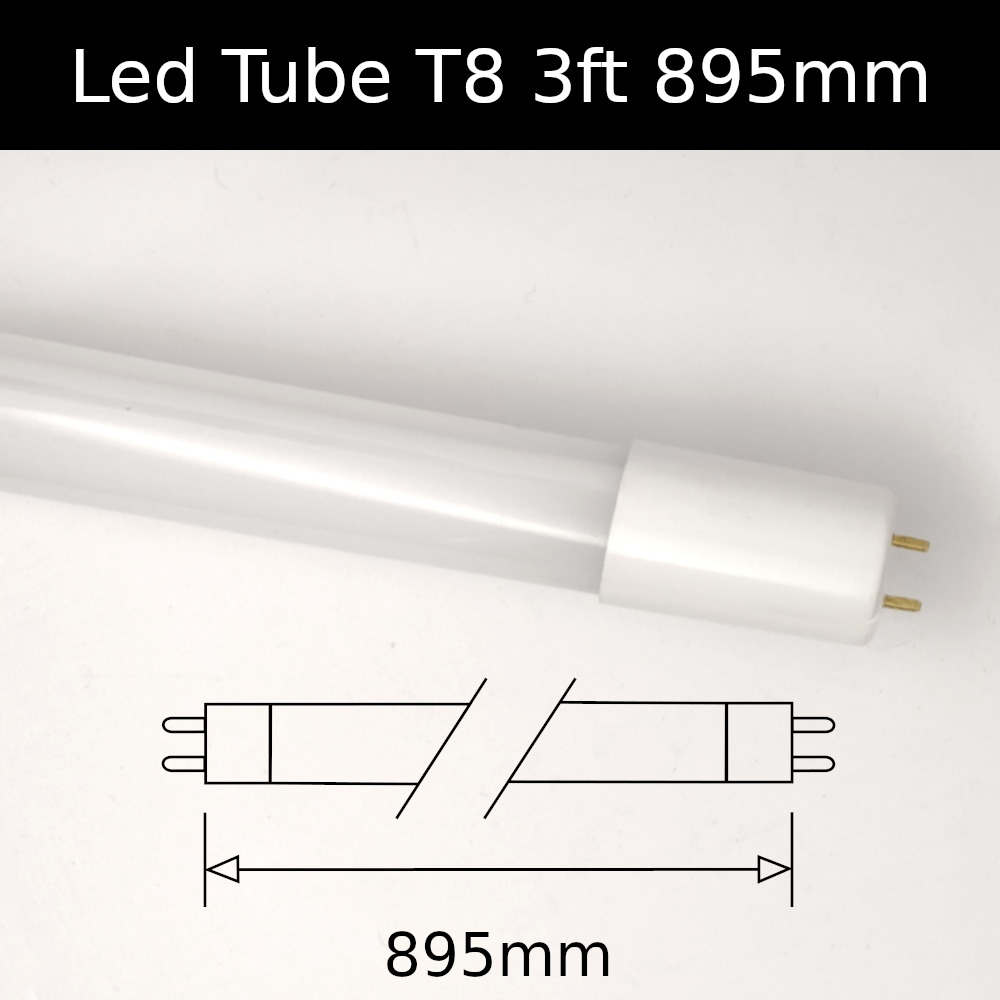 Led Tube T8 3ft 895mm